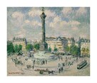 La Place de la Bastille, 1922 by Gustave Loiseau