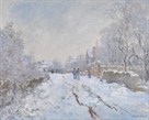 Snow at Argenteuil, 1875 by Claude Monet