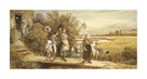 The Family Going off to Market by Myles Birkett Foster