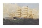Clipper Ship Ontario by 19th Century American School