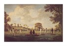 A Game Of Cricket, 1790 by 17th Century School