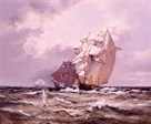 Catch Me Who Can by Montague Dawson