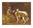 Boy with Greyhounds by Sir Alfred Munnings