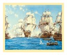 The Battle of Trafalgar by Montague Dawson
