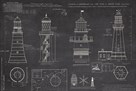 Survey of Lighthouses by The Vintage Collection