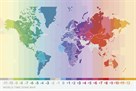 World Time Zone Map by Tom Frazier
