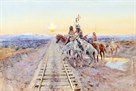 Trail of the Iron Horse by Charles Marion Russell