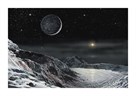 Pluto And Charon by David A Hardy