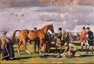 The Red Prince Mare by Sir Alfred Munnings
