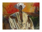 Seated in White by Boscoe Holder