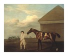 Firetail with his Trainer on Newmarket Heath by George Stubbs