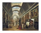 View of the Grand Gallery of the Louvre, 1796 by Hubert Robert