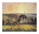 Landscape in Eragny by Camille Pissarro