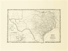 New Map Of The State Of Texas by Alvin Jewett Johnson