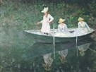 Boating At Giverny by Claude Monet
