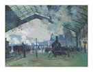 Arrival of the Normandy Train, Gare Saint-Lazare, 1877 by Claude Monet