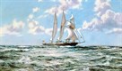 In Full Sail by Montague Dawson