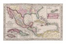 Map of Mexico by The Vintage Collection