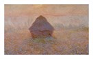 Grainstack, Sun in the Mist by Claude Monet