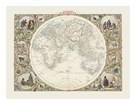 Eastern Hemisphere, 1851 by John Tallis