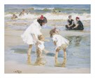 Children Playing At The Seashore by Edward Henry Potthast
