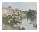 Les Andelys; La Berge, 1886 by Paul Signac