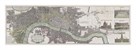 Panoramic Map of London by The Vintage Collection
