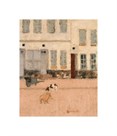 Two Dogs in a Deserted Street by Pierre Bonnard