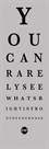 Eye Chart II by The Vintage Collection