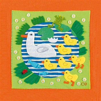 Across The Pond Print by Clare Beaton
