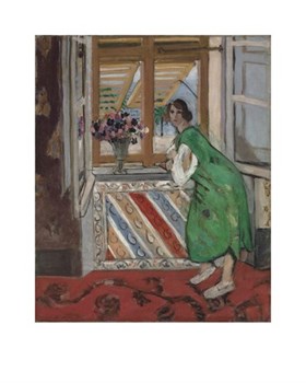 Jeune Fille a la Mauresque, Robe Verte Print by Henri Matisse