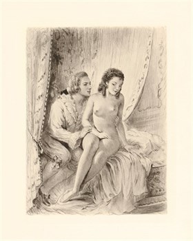 Amorous Embrace Fine Art Print by Gabriel Ferrier