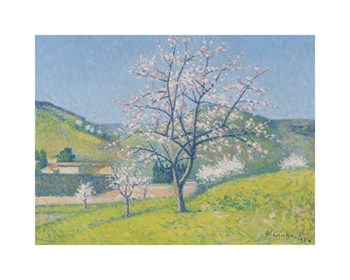 Arbres en Fleur a Alet-les-Bains, 1924 Fine Art Print by Achille Lauge