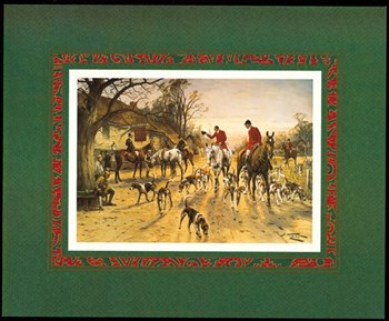 A Hunting Morn Print by George Wright