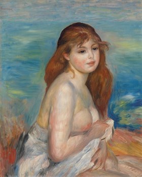 After The Bath Print by Pierre Auguste Renoir