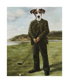 Persistent Golfer Fine Art Print by Thierry Poncelet