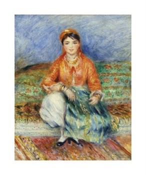 Algerian Girl Fine Art Print by Pierre Auguste Renoir