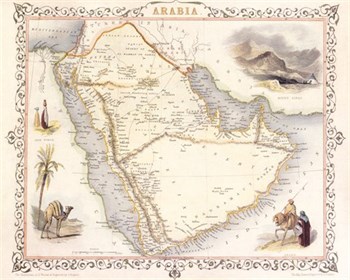 Arabia, 1851 Fine Art Print by John Tallis
