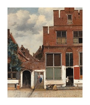 View of Houses in Delft, known as 'The Little Street' Fine Art Print by Jan Vermeer