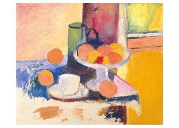 Still Life With Oranges Print by Henri Matisse