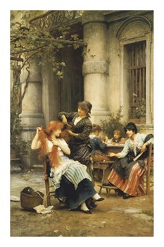Alfresco Fine Art Print by Sir Luke Fildes