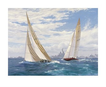 Australia II Tacks for the Line Fine Art Print by Steven Dews