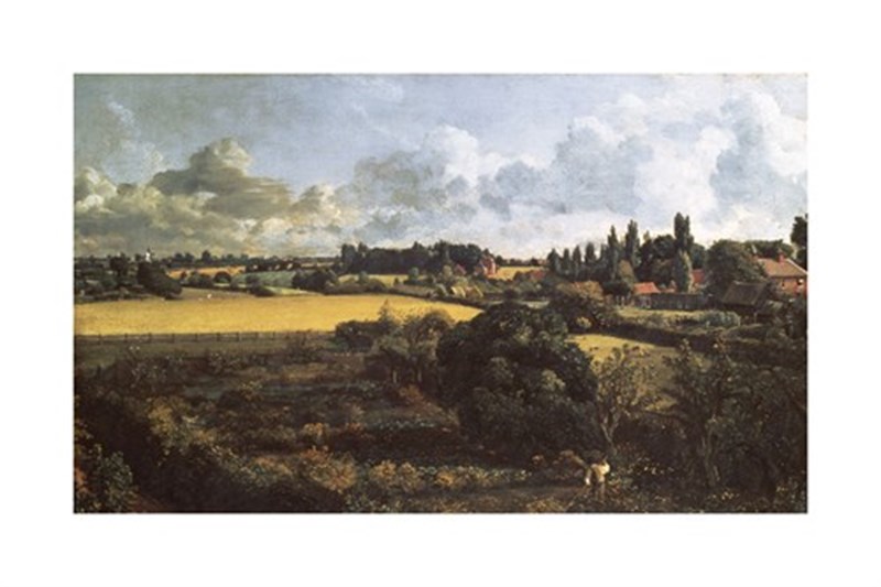 Postcard Constable Golding Constable's Kitchen Garden from 1815 10706 